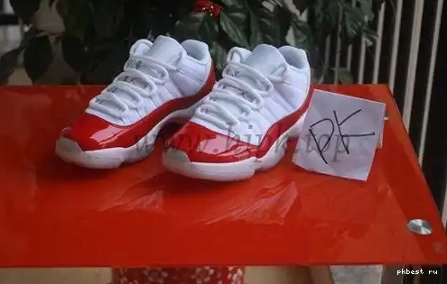 11 Authentic Varsity Air Jordan Low Red 0313