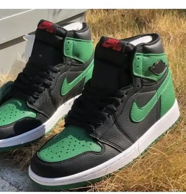 2020 PK HIGH ready RETRO OG leather JORDAN ship GOD “PINE reatail GREEN” AIR to 1 0318