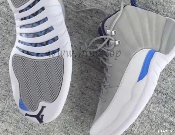 GS Jordan 12 Blue Grey Air Authentic 0311