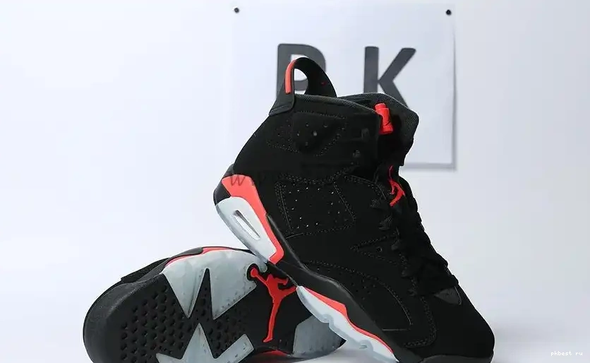 TO RETAIL Retro GOD 2019 Jordan Infrared READY 6 MATERIALS PK SHIP Black 0319