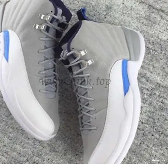 GS Jordan 12 Blue Grey Air Authentic 0311