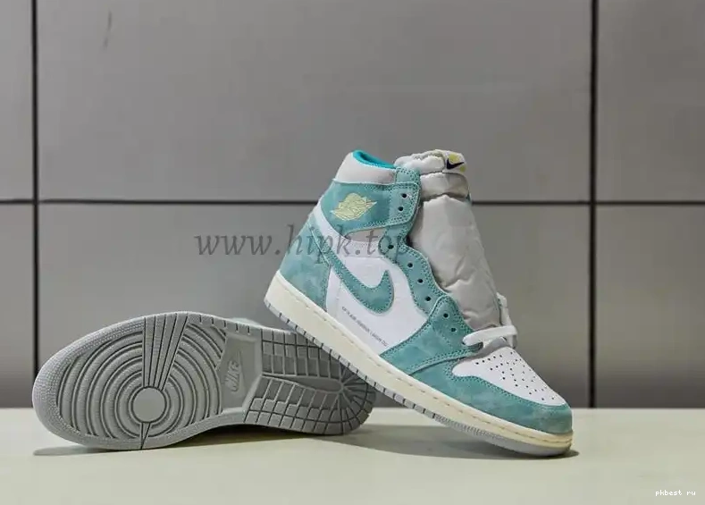 God ready ship Turbo retail Air Jordan Green 1 materials to PK 0316