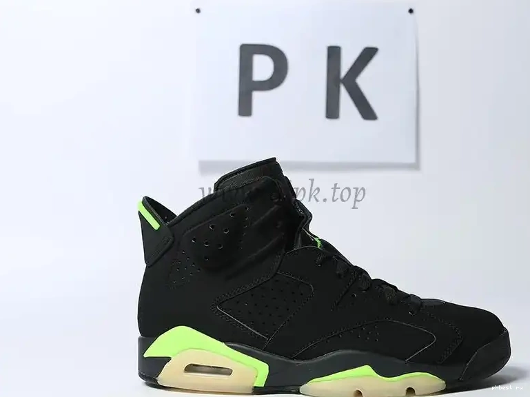 MATERIALS 6 Electric GOD RETAIL Retro Green READY SHIP Jordan TO PK 0310