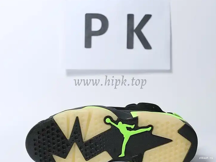 MATERIALS 6 Electric GOD RETAIL Retro Green READY SHIP Jordan TO PK 0310