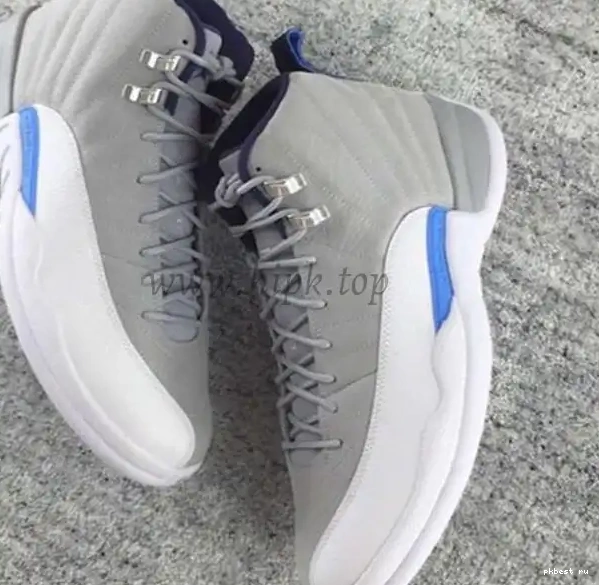 GS Jordan 12 Blue Grey Air Authentic 0311