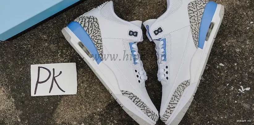 Retail Materials to Ship GOD Jordan Retro UNC 3 Ready PK 0316