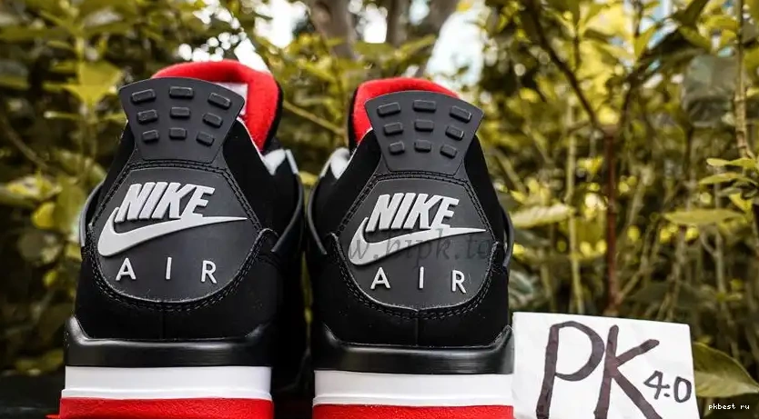 PK READY Retro GOD Bred TO SHIP MATERIALS Jordan RETAIL 4 0309