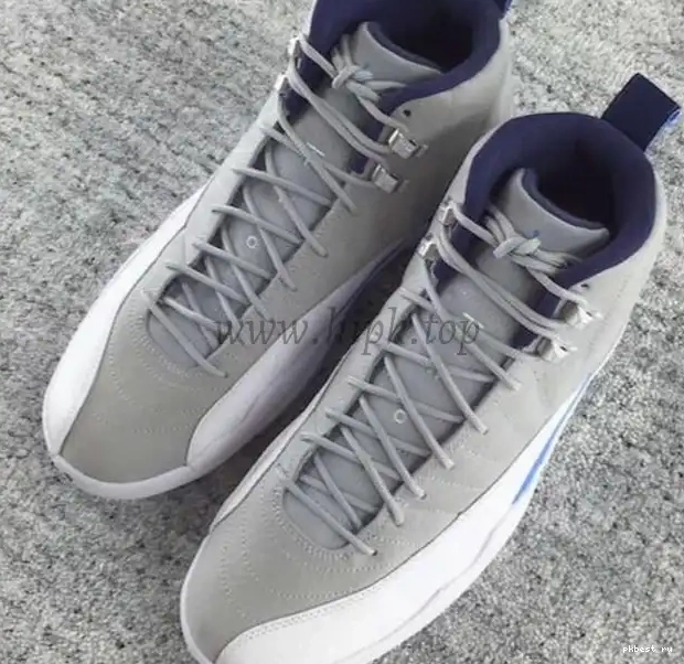 GS Jordan 12 Blue Grey Air Authentic 0311